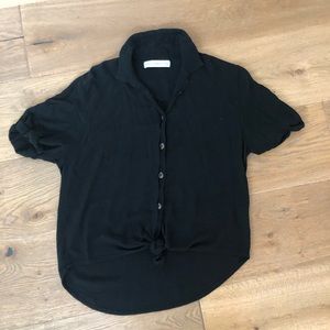 Faithful the Brand Tie Front Top